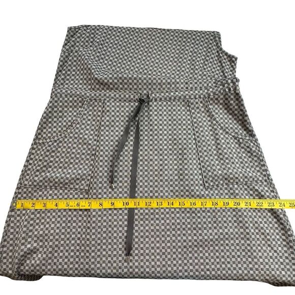 NATIONAL PICNIC Gray Check Gingham Cotton Sheath Dress Size Small - Picture 10 of 15
